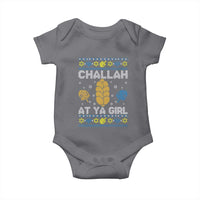 Funny Ugly Hanukkah Baby Onesie Challah At Ya Girl Matching - Wonder Print Shop