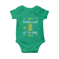 Funny Ugly Hanukkah Baby Onesie Challah At Ya Girl Matching - Wonder Print Shop
