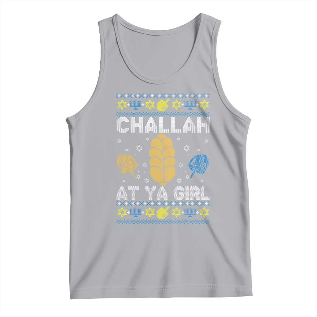 Funny Ugly Hanukkah Tank Top Challah At Ya Girl Matching - Wonder Print Shop