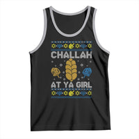 Funny Ugly Hanukkah Tank Top Challah At Ya Girl Matching - Wonder Print Shop