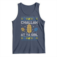 Funny Ugly Hanukkah Tank Top Challah At Ya Girl Matching - Wonder Print Shop