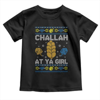 Funny Ugly Hanukkah Toddler T Shirt Challah At Ya Girl Matching - Wonder Print Shop