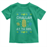 Funny Ugly Hanukkah Toddler T Shirt Challah At Ya Girl Matching - Wonder Print Shop
