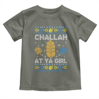 Funny Ugly Hanukkah Toddler T Shirt Challah At Ya Girl Matching - Wonder Print Shop