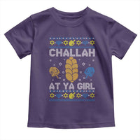 Funny Ugly Hanukkah Toddler T Shirt Challah At Ya Girl Matching - Wonder Print Shop