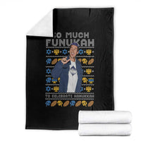 Funny Ugly Hanukkah Throw Blanket Sandler So Much Funukah To Celebrate Hanukkah - Wonder Print Shop