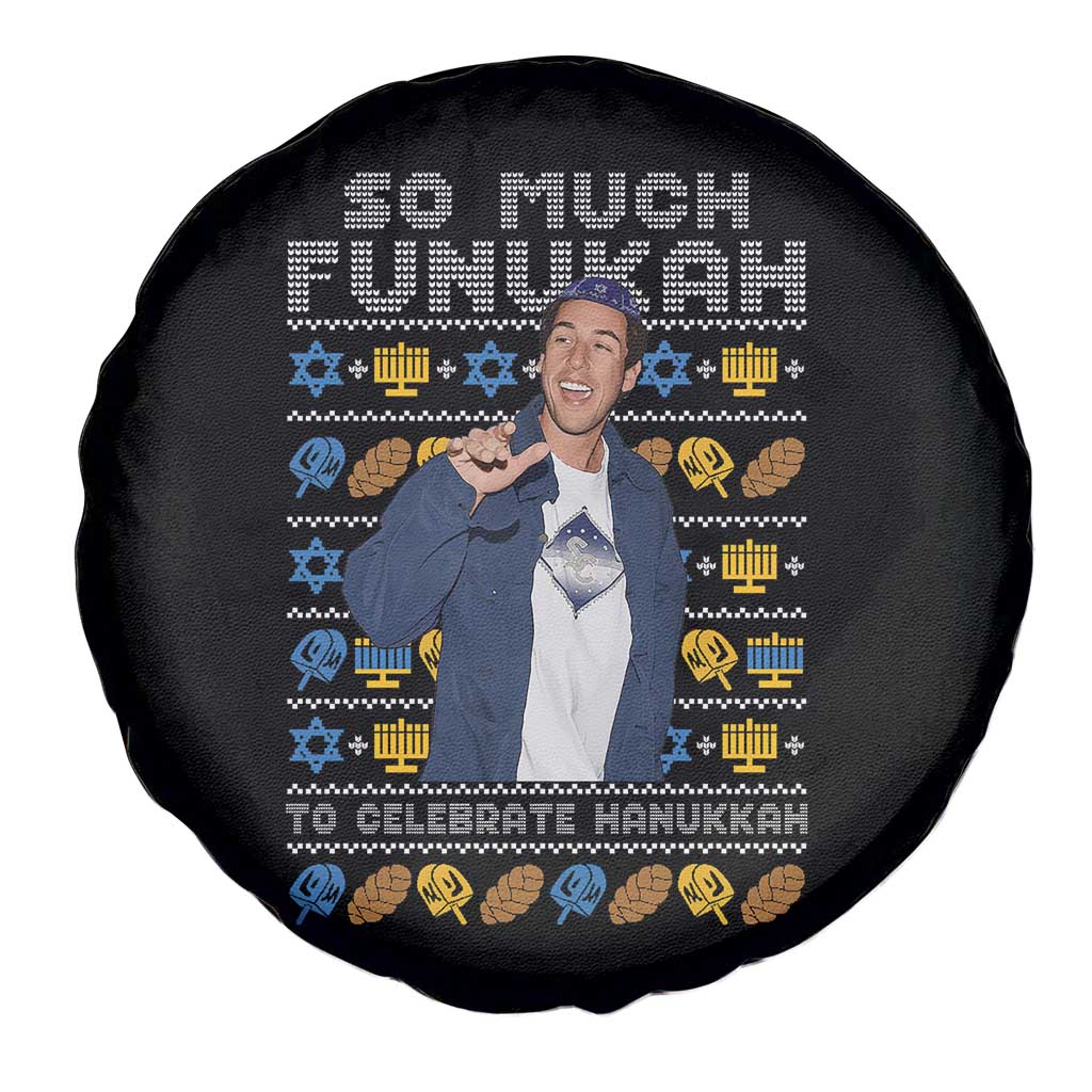Funny Ugly Hanukkah Spare Tire Cover Sandler So Much Funukah To Celebrate Hanukkah - Wonder Print Shop