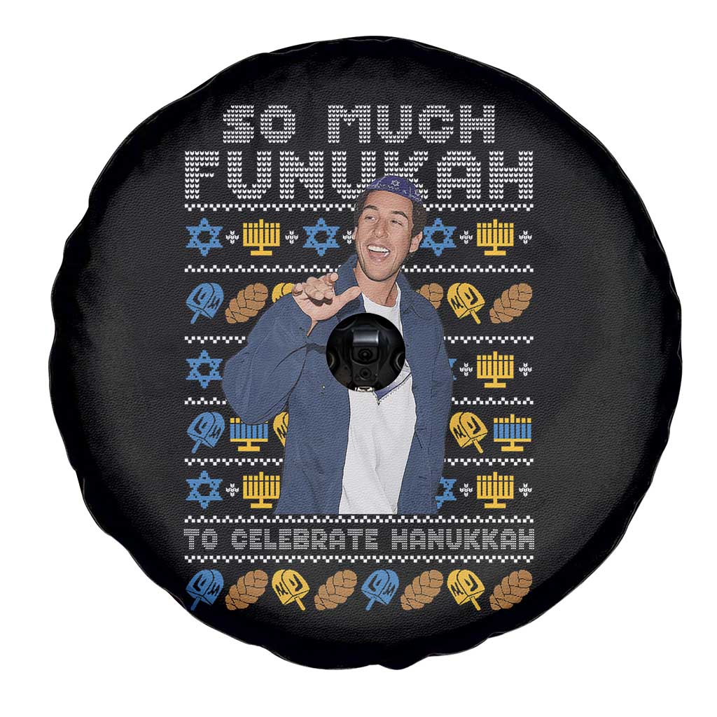Funny Ugly Hanukkah Spare Tire Cover Sandler So Much Funukah To Celebrate Hanukkah - Wonder Print Shop