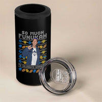 Funny Ugly Hanukkah 4 in 1 Can Cooler Tumbler Sandler So Much Funukah To Celebrate Hanukkah - Wonder Print Shop