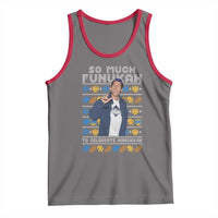 Funny Ugly Hanukkah Tank Top Sandler So Much Funukah To Celebrate Hanukkah - Wonder Print Shop