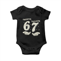 Funny 13th Birthday Official Teenager Baby Onesie Viral Meme Six Seven 6 7 Hands 13 Years Old Boys Kids