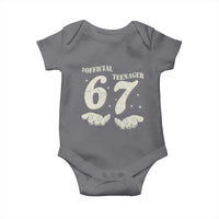 Funny 13th Birthday Official Teenager Baby Onesie Viral Meme Six Seven 6 7 Hands 13 Years Old Boys Kids