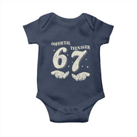 Funny 13th Birthday Official Teenager Baby Onesie Viral Meme Six Seven 6 7 Hands 13 Years Old Boys Kids