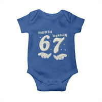 Funny 13th Birthday Official Teenager Baby Onesie Viral Meme Six Seven 6 7 Hands 13 Years Old Boys Kids