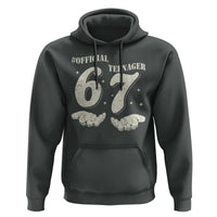 Funny 13th Birthday Official Teenager Hoodie Viral Meme Six Seven 6 7 Hands 13 Years Old Boys Kids