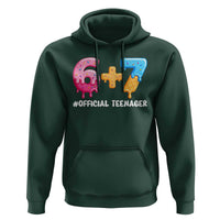 Funny 67 13th Birthday Official Teenager Hoodie 6 7 Ice Cream Drip Meme Funny Six Seven 13 Years Old