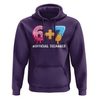 Funny 67 13th Birthday Official Teenager Hoodie 6 7 Ice Cream Drip Meme Funny Six Seven 13 Years Old