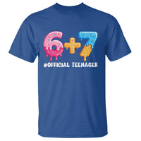 Funny 67 13th Birthday Official Teenager T Shirt 6 7 Ice Cream Drip Meme Funny Six Seven 13 Years Old