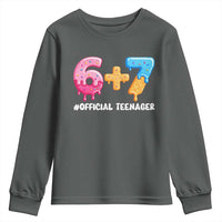 Funny 67 13th Birthday Official Teenager Youth Sweatshirt 6 7 Ice Cream Drip Meme Funny Six Seven 13 Years Old