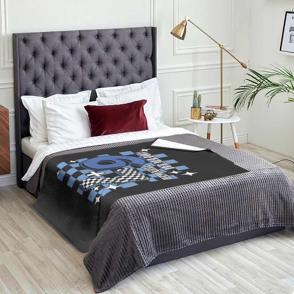 Funny 13th Birthday Official Teenager Throw Blanket 6+7 13 Year Old Boys Kids Checkered 67 Meme