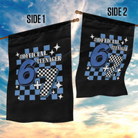 Funny 13th Birthday Official Teenager Garden Flag 6+7 13 Year Old Boys Kids Checkered 67 Meme