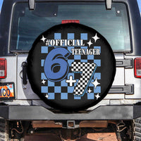 Funny 13th Birthday Official Teenager Spare Tire Cover 6+7 13 Year Old Boys Kids Checkered 67 Meme