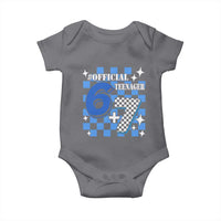 Funny 13th Birthday Official Teenager Baby Onesie 6+7 13 Year Old Boys Kids Checkered 67 Meme