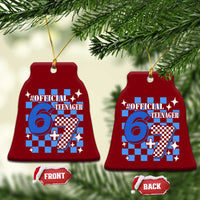 Funny 13th Birthday Official Teenager Ceramic Ornament 6+7 13 Year Old Boys Kids Checkered 67 Meme