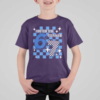 Funny 13th Birthday Official Teenager T Shirt For Kid 6+7 13 Year Old Boys Kids Checkered 67 Meme