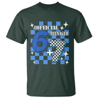 Funny 13th Birthday Official Teenager T Shirt 6+7 13 Year Old Boys Kids Checkered 67 Meme