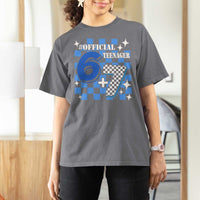 Funny 13th Birthday Official Teenager T Shirt For Women 6+7 13 Year Old Boys Kids Checkered 67 Meme