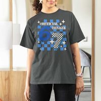 Funny 13th Birthday Official Teenager T Shirt For Women 6+7 13 Year Old Boys Kids Checkered 67 Meme
