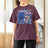 Funny 13th Birthday Official Teenager T Shirt For Women 6+7 13 Year Old Boys Kids Checkered 67 Meme
