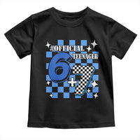 Funny 13th Birthday Official Teenager Toddler T Shirt 6+7 13 Year Old Boys Kids Checkered 67 Meme