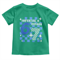 Funny 13th Birthday Official Teenager Toddler T Shirt 6+7 13 Year Old Boys Kids Checkered 67 Meme