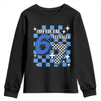 Funny 13th Birthday Official Teenager Youth Sweatshirt 6+7 13 Year Old Boys Kids Checkered 67 Meme