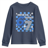 Funny 13th Birthday Official Teenager Youth Sweatshirt 6+7 13 Year Old Boys Kids Checkered 67 Meme