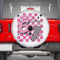 Funny 13th Birthday Official Teenager Spare Tire Cover 6+7 13 Year Old Kids Girls Pink Checkered 67 Meme