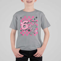 Funny 13th Birthday Official Teenager T Shirt For Kid 6+7 13 Year Old Kids Girls Pink Checkered 67 Meme