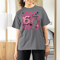 Funny 13th Birthday Official Teenager T Shirt For Women 6+7 13 Year Old Kids Girls Pink Checkered 67 Meme