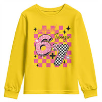 Funny 13th Birthday Official Teenager Youth Sweatshirt 6+7 13 Year Old Kids Girls Pink Checkered 67 Meme