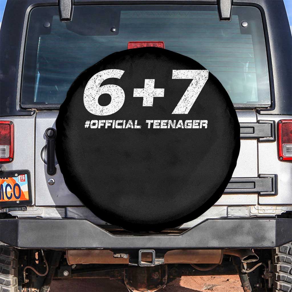 Funny 13th Birthday Official Teenager Spare Tire Cover 13 Years Old Boys Kids