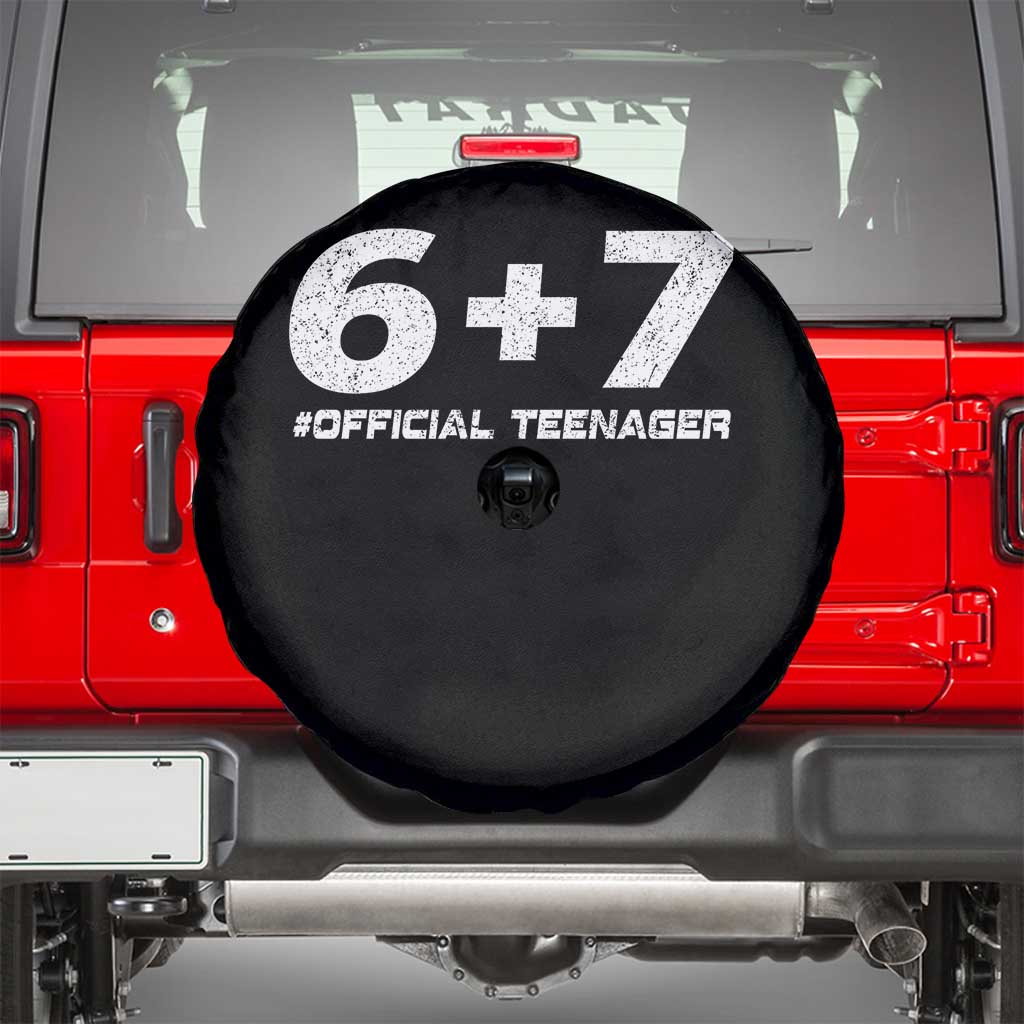 Funny 13th Birthday Official Teenager Spare Tire Cover 13 Years Old Boys Kids