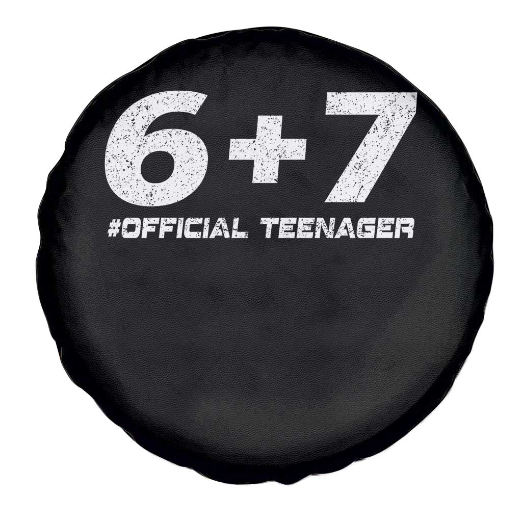 Funny 13th Birthday Official Teenager Spare Tire Cover 13 Years Old Boys Kids