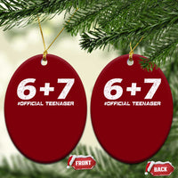 Funny 13th Birthday Official Teenager Ceramic Ornament 13 Years Old Boys Kids