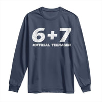 Funny 13th Birthday Official Teenager Long Sleeve Shirt 13 Years Old Boys Kids