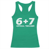 Funny 13th Birthday Official Teenager Racerback Tank Top 13 Years Old Boys Kids