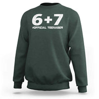 Funny 13th Birthday Official Teenager Sweatshirt 13 Years Old Boys Kids
