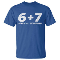 Funny 13th Birthday Official Teenager T Shirt 13 Years Old Boys Kids