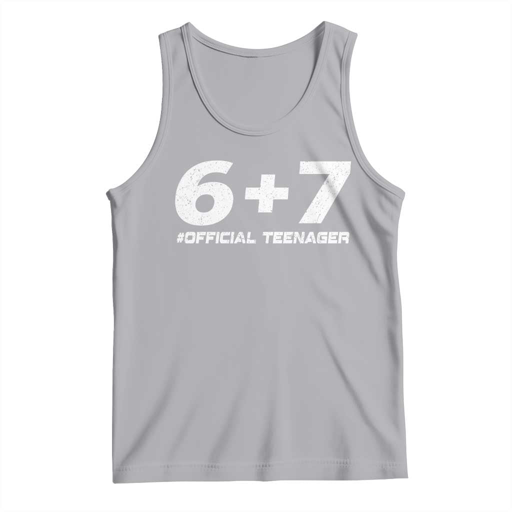 Funny 13th Birthday Official Teenager Tank Top 13 Years Old Boys Kids